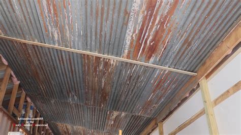 sheet metal ceiling rust|sheet metal floor durability rust.